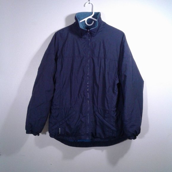 Vintage Columbia "Boulder Ridge" Two-in-One Interchange Hooded Blue Coat - M - Picture 15 of 16